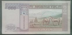 MOĞOLISTAN  2014   100 TUĞRİK