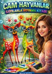 Cam Hayvanlar Sayılarla Boyama Kitabı – (Örnekleriyle 40 Süper Boyama)