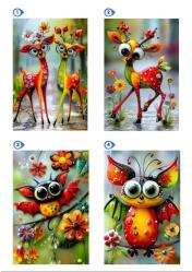 Cam Hayvanlar Sayılarla Boyama Kitabı – (Örnekleriyle 40 Süper Boyama)