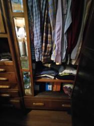 Antika Viyana taş aynali gardrop