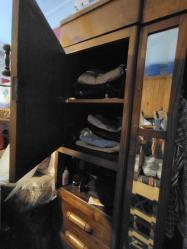 Antika Viyana taş aynali gardrop