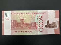 Paraguay 5.000 Guaranies 2022. Polimer. Çil. 5000
