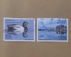 2022 Yansımalar  Pul  (Yıkanmış)  Damgalı Posta Pulu - Türkiye PUL Koleksiyonu - Turkish Postage Stamp