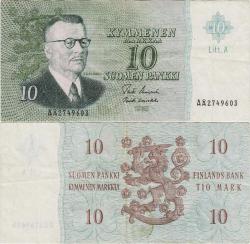 FİNLANDİYA 10 MARKKAA 1963 ÇT.