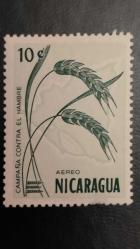 LOT.11 » 1963 YILI NİKARAGUA HAVAYOLU POSTASI AÇLIKTAN KURTULMA  DAMGASIZ  ŞARNİYERSİZ.