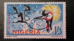 1965 YILI NİJERYA HAYVANLAR YÜKSEK KATALOG 13 EURO GÖBEK  DAMGALI  ŞARNİYERSİZ.