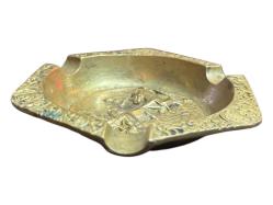 12 cm çapında Avrupa pirinç küllük