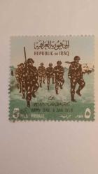 LOT.3 » 1968 YILI IRAK  ULUSAL BAYRAM DAMGALI  ŞARNİYERSİZ.