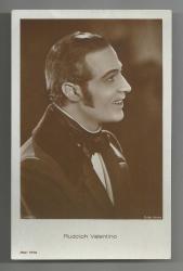 SESSİZ SİNEMA DÖNEMİNİN MEŞHUR İSMİ RUDOLPH VALENTINO YABANCI SİNEMA FOTOKARTI...