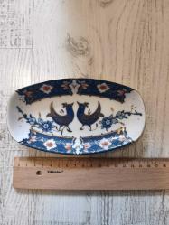 İSTANBUL PORSELENİN ESKİ VE ÖZEL SERİSİNDEN DUVAR TABAĞI EL BOYAMA 15CM