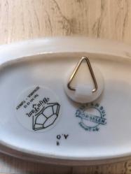 İSTANBUL PORSELENİN ESKİ VE ÖZEL SERİSİNDEN DUVAR TABAĞI EL BOYAMA 15CM