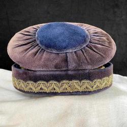 Nostaljik Pirinç Ayaklı Kadife Mücevher Kutusu