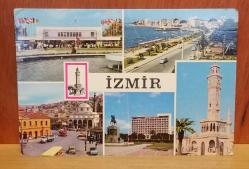 KARTPOSTAL - İzmir - Fuar, Basmane, Atatürk Anıtı , Konak