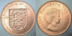 JERSEY 1/12 ŞİLİN 1966 HATIRA-HASTİNGS SAVAŞI 900. YIL KRALİÇE II. ELİZABETH. ÇİL(-)