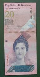 Venezuela 2011 20 Bolivar Çil