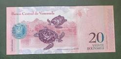 Venezuela 2011 20 Bolivar Çil