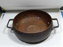 TAVA ŞEKLİNDE BAKIR MUMLUK