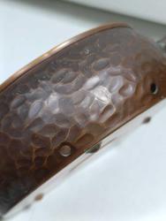 TAVA ŞEKLİNDE BAKIR MUMLUK