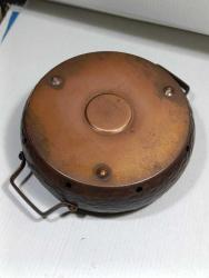 TAVA ŞEKLİNDE BAKIR MUMLUK