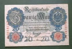 Almanya 1914 20 Mark