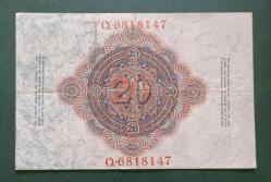 Almanya 1914 20 Mark