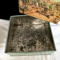 1950'ler İngiliz Elkes Büyük Metal Bisküvi Kutusu