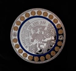 LOT.8 » Avrupa Para Birliği'nin 15. Yılı Büyük Boy hatıra Madalyon (100 mm)