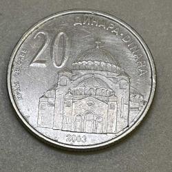 SIRBİSTAN 2003 20DİNAR