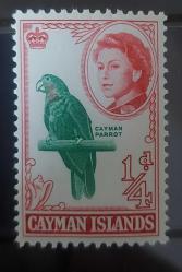 Ingiliz Yönetimindeki Cayman Adaları Karayipler- damgasız