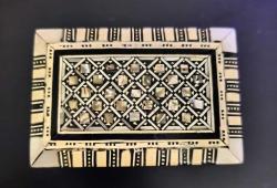 SEDEF KAKMA MÜCEVHER KUTUSU 10CM 6.5CM EL YAPIMI