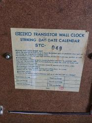 VİNTAGE SEİKO SANOLA PİLLİ DUVAR SAATİ AÇIKLAMAYI OKUYUN