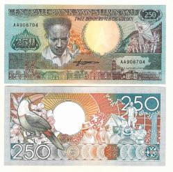 Suriname 250 Gulden 1988 P 134 UNC  ÇİL