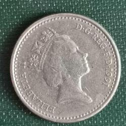 İNGİLTERE  1991  5 PENCE