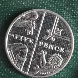 İNGİLTERE  2013   5 PENCE