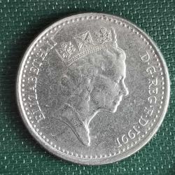İNGİLTERE   1991   5 PENCE