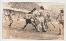 SPOR TARİHİ - GALATASARAY ANTALYASPOR MAÇI  İLYAS TÜFEKÇİ 1980 Lİ YILLAR NADİR  SİYAH BEYAZ ORJİNAL FOTOĞRAF