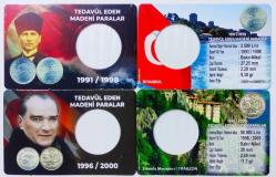 1991-2000 Arası 2500-5000 Lira Kapama ((Folder))