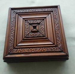 Ahşap Oyma Çok Amaçlı Masif Kutu