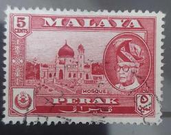 Malezya Perak Eyaleti Damgalı pul