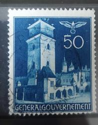 Almanya Reich 1941 Polonya İşgali Genel Hükümeti- damgalı