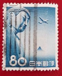 LOT.5 » JAPONYA 1953 HAVA POSTASI - Kamakura BUDDHA- damgalı nadir