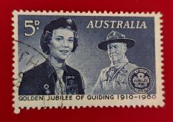 Avustralya 1960. İzcilik- damgalı