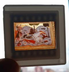 4 ADET OSMANLI MİNYATÜR SANATI DİA FOTOĞRAF 1990'LAR ÇEKİM KONDİSYON YÜKSEK KOLEKSİYONLUK NADİR (B)