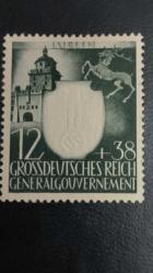 LOT.18 » 1943 YILI ALMANYA ALMAN HÜKÜMETİ KABARTMALI  DAMGASIZ  ŞARNİYERSİZ.