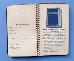Hak Kitabevi İsmail Akgün Matbaacılık ve Kitapçılık Müesseseleri 1958 Ajanda ve Takvim