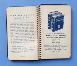Hak Kitabevi İsmail Akgün Matbaacılık ve Kitapçılık Müesseseleri 1958 Ajanda ve Takvim
