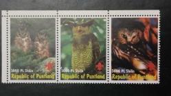 LOT.7 » 1985 YILI PUNTLAND BAYKUŞLAR TAM SERİ BİRİŞİK BANT ÇOK ÇOK NADİR  DAMGASIZ  ŞARNİYERSİZ.