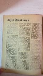 TARLA, KÖYCÜ EĞİTİM SANAT DERGİSİ - HAZİRAN 1974 SAYI: 1 - TAHİR KUTSİ MAKAL - FÜRÜZAN H. TÖKİN - İSA KAYACAN - CELAL UYSAL - YÜKSEL YAZICI - ÜNAL ŞÖHRET DİRLİK - OĞUZ MAKAL - ABDULLAH SATOĞLU - ERZURUMLU REYHANİ - TAVLUSUNLU HİCRANİ - YILMAZ ŞENLİKOĞLU - AŞIK ADEM ÖZTAŞ - HÜRAŞIK - AYŞE K. MAKAL - AHMET ÖZDEMİR - TUNG KEMAL - FİRÜZ MAKAL - NECDET BULUZ - ALİ AKTOZ - ORHAN ÖZŞİŞMAN - ŞEMSİ YASTIMAN - AŞIK HARBI - MURAT ÇOBANOĞLU - TOKATLI SELMANİ - NEVCİVAN BACI - AŞIK FEYMAMİ - SEFİL SELİMİ - ADANALI AŞIK VAHAP - ŞAH TURNA - AŞIK ALİ İZZET - ADİL ALİ ATALAY - ŞEREF TAŞLIOVA - MEVLÜT İHSANİ - MARAŞLI HÜDAİ - İSMAİL AZERİ - ZÜLFİKÂR DİVANİ - RÜSTEM ALYANSOĞLU - CEMAL ACAR - ZARALI AŞIK ADEM - SEFİL GÜLHANİ - EFKÂRİ BABA - UMMANİ CAN - TALİBİ - ALİ METİN - ALİ FUAT CUMA - AŞIK İLHAMİ - AŞIK YÜZBAŞIOĞLU - AŞIK KADİR - AŞIK ALİ TAŞ - NURİ ÇIRAĞI - DAİMİ - YANIK UMMAN - SEFİL AŞIK - HÜR AŞIK - AŞIK FİKRET ÜNAL - HÜSEYİN KAÇIRAN - YENİDEN HEYECANLA - HALK ŞİİRİ  - TAM TAKIM EKSİKSİZ 26 SAYFA