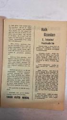 TARLA, KÖYCÜ EĞİTİM SANAT DERGİSİ - HAZİRAN 1974 SAYI: 1 - TAHİR KUTSİ MAKAL - FÜRÜZAN H. TÖKİN - İSA KAYACAN - CELAL UYSAL - YÜKSEL YAZICI - ÜNAL ŞÖHRET DİRLİK - OĞUZ MAKAL - ABDULLAH SATOĞLU - ERZURUMLU REYHANİ - TAVLUSUNLU HİCRANİ - YILMAZ ŞENLİKOĞLU - AŞIK ADEM ÖZTAŞ - HÜRAŞIK - AYŞE K. MAKAL - AHMET ÖZDEMİR - TUNG KEMAL - FİRÜZ MAKAL - NECDET BULUZ - ALİ AKTOZ - ORHAN ÖZŞİŞMAN - ŞEMSİ YASTIMAN - AŞIK HARBI - MURAT ÇOBANOĞLU - TOKATLI SELMANİ - NEVCİVAN BACI - AŞIK FEYMAMİ - SEFİL SELİMİ - ADANALI AŞIK VAHAP - ŞAH TURNA - AŞIK ALİ İZZET - ADİL ALİ ATALAY - ŞEREF TAŞLIOVA - MEVLÜT İHSANİ - MARAŞLI HÜDAİ - İSMAİL AZERİ - ZÜLFİKÂR DİVANİ - RÜSTEM ALYANSOĞLU - CEMAL ACAR - ZARALI AŞIK ADEM - SEFİL GÜLHANİ - EFKÂRİ BABA - UMMANİ CAN - TALİBİ - ALİ METİN - ALİ FUAT CUMA - AŞIK İLHAMİ - AŞIK YÜZBAŞIOĞLU - AŞIK KADİR - AŞIK ALİ TAŞ - NURİ ÇIRAĞI - DAİMİ - YANIK UMMAN - SEFİL AŞIK - HÜR AŞIK - AŞIK FİKRET ÜNAL - HÜSEYİN KAÇIRAN - YENİDEN HEYECANLA - HALK ŞİİRİ  - TAM TAKIM EKSİKSİZ 26 SAYFA