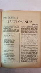 TARLA, KÖYCÜ EĞİTİM SANAT DERGİSİ - 25 OCAK 1970 SAYI: 48 - A. RAHİM BALCIOĞLU - NACİ GİRGİNSOY - SELAHADDİN SAVCI - TAHİR KUTSİ MAKAL - M. NECATİ ÖZSU - TARIK ORHAN - SELEHADDİN KOÇAK - SABAHAT EMİR - DURMUŞ DEDE - ALADDİN SOYKAN - MEHMET BAKIR - ŞAKİR PALANCIOĞLU - ŞAHAP METEER - ŞEREF TAŞLIOVA - AFİFE ERGENÇ - AŞIK SELMANİ - MEVLÜD İHSANİ - KEMAL BÜLBÜL - A. KADİR GÜLER - İSMAİL SADIK - AŞIK VAHAP KOCAMAN - HAYRETTİN BİLGİN - SÜLEYMAN CANER - BEHLÜL DAL - İHSAN C. YILMAZ - ALİ AKTOZ - CENGİZ YETER - ORHAN ÖZŞİŞMAN - TEPEDELENLİOĞLU - KAYGUSUZ ABDAL  KÖYCÜLÜK EĞİTİM VE SANAT - TARLA - AŞIK NEVCİVAN BACI - YENİ YIL SEVGİ GETİRSİN - KÖYLÜ GÖZÜYLE AVRUPA - İNSAN SEVGİSİ - BACALI VE BACASIZ ENDÜSTRİNİN SINIRI - HALİÇ’İN ALTIN BOYNUZ YILLARI - İZMİT KÖRFEZİ - DENİZİN KİRLENMESİ - BALIKLARIN YOK OLUŞU - FABRİKA ATIKLARI - TURİZM CENNETİ TEHLİKEDE - İZMİT’TE DENİZE GİRME YASAĞI - GÖLCÜK - DERİNCE - YARIMCA - TUZLA - KARAMÜRSEL - SANAYİ BÖLGESİ VE ÇEVRE FELAKETİ - TAM TAKIM EKSİKSİZ 34 SAYFA